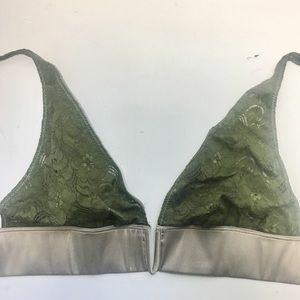 🛑SOLD🛑Free people olive daisy v bralette new